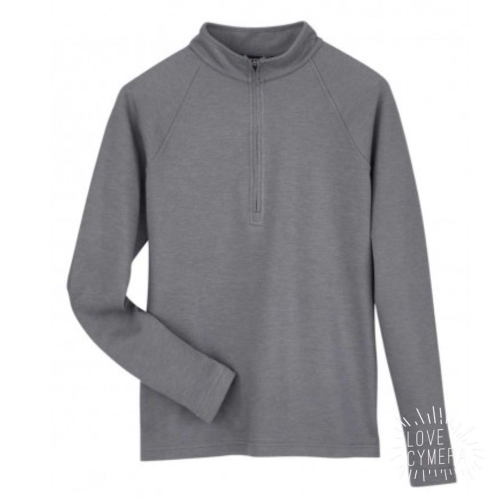 NWT Devon & Jones Womens M 1/4 Zip Fleece Pullover – Smurfit Westrock Logo –